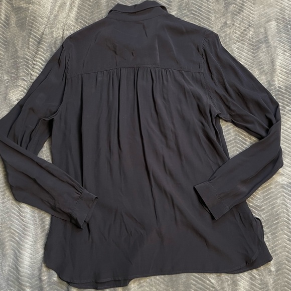 Ines de la Fressange x Uniqlo Dark Navy Blue Blouse Large - Picture 6 of 6